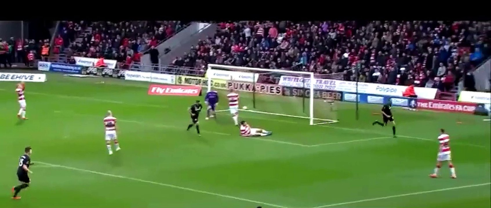 Peter Crouch Amazing Backhell Goal - Doncaster vsStoke City 0-1