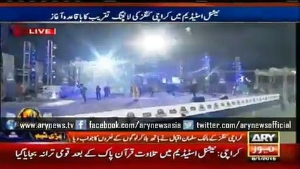 Ali Azmat performs Karachi Kings anthem live