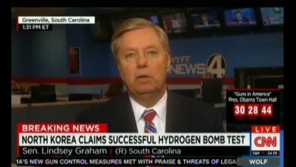 Lindsey Graham encourages North Korea's nuclear program (VIDEO)