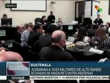 Inicia juicio contra exmilitares por desapariciones en Guatemala