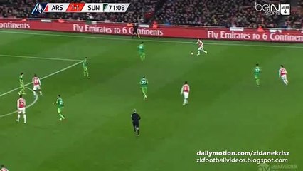 Aaron Ramsey 2:1 | Arsenal v. Sunderland 09.01.2016 HD