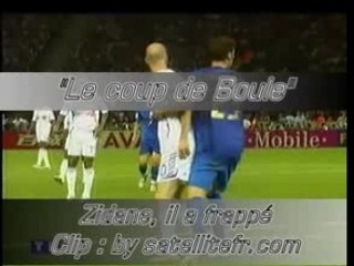 Le coup de boule Zidane il a frappé