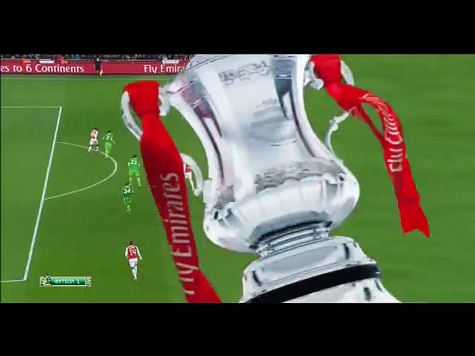 Aaron Ramsey Goal - Arsenal 2-1 Sunderland - 09-01-2016