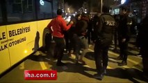 İzinsiz yürüyüş yapmak isteyen gruba polis müdahalesi: 23 gözaltı!