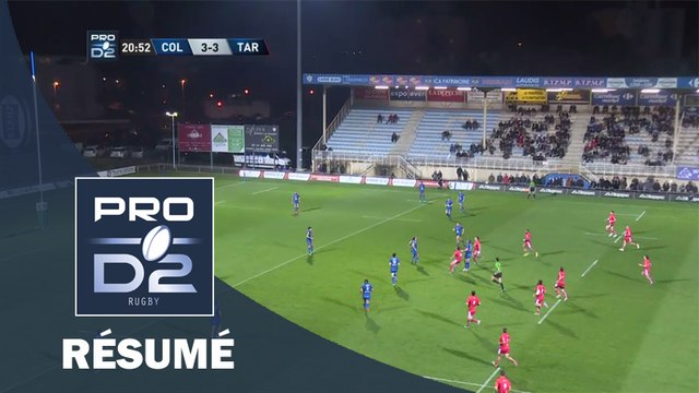 PRO D2 - Résumé Colomiers-Tarbes: 19-16 - J14 - Saison 2015/2016