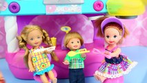 Kelly Sweetsville Donut Shop Frozen Kids Alex and Felicia Make Play Doh Donuts by ToysReviewToys