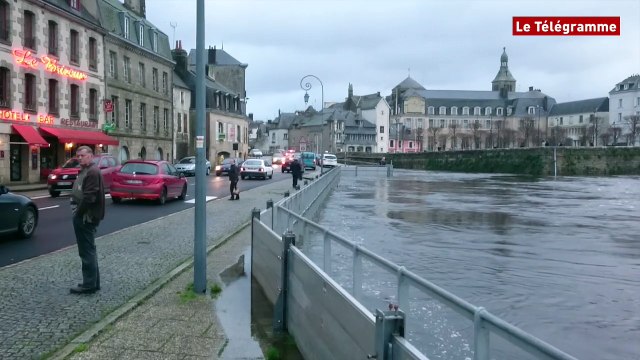 Quimperlé La Laïta au bord des quais