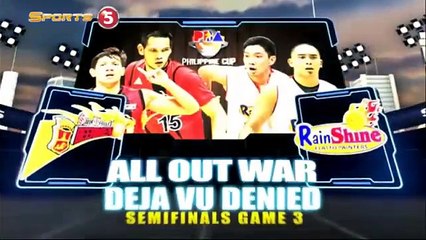 Highlights  San Miguel vs Rain or Shine - Semis Game 3   Philippine Cup 2015-2016