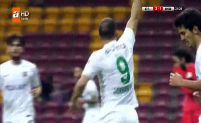 Gökhan Ünal Goal - Galatasaray 2-1 Karsiyaka - 09-01-2016