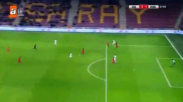Unal G. Goal - Galatasaray 2 - 1 Karsiyaka - 09-01-2016