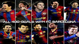 Lionnel Messi all 400 gols in career - 2004-2015
