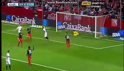 Sergio Rico Big  Save Sevilla 0-0 Athletic Club 09-01-2016
