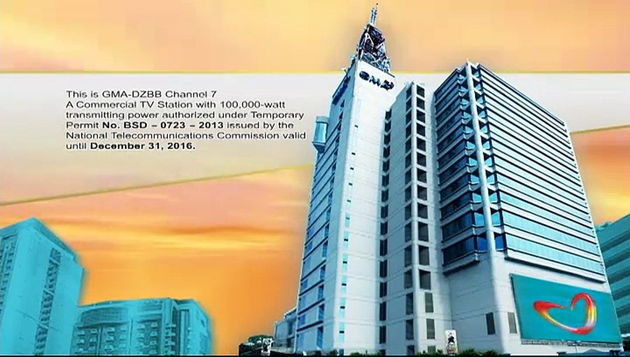 GMA Network Station Notice and Philippine National Anthem (2016 version)