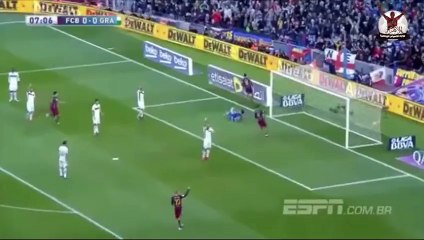 اهداف فوز برشلونة علي غرناطة ٩-١--٢٠١٦