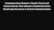 [PDF Download] Communicating Women's Health: Social and Cultural Norms that Influence Health