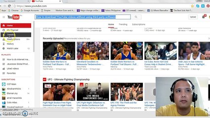 YouTube Videos to your computer without using third party software