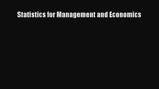 [PDF Download] Statistics for Management and Economics [PDF] Full Ebook