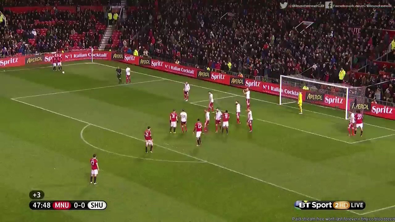 Daley Blind Fantastic Chance - Manchester United v. Sheffield United (FA Cup) 09.01.2016 HD