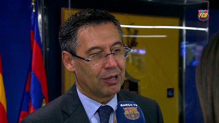 Josep Maria Bartomeu: "Messi merece ganar este balón de oro"