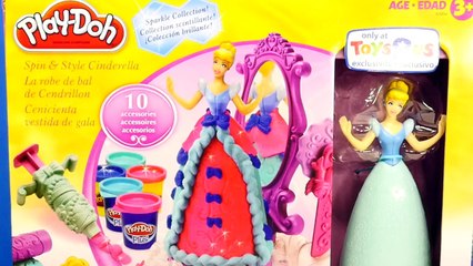 PLAY DOH Disney Princess Full Episodes Ariel Cinderella Rapunzel Playdough Toys Princesa P