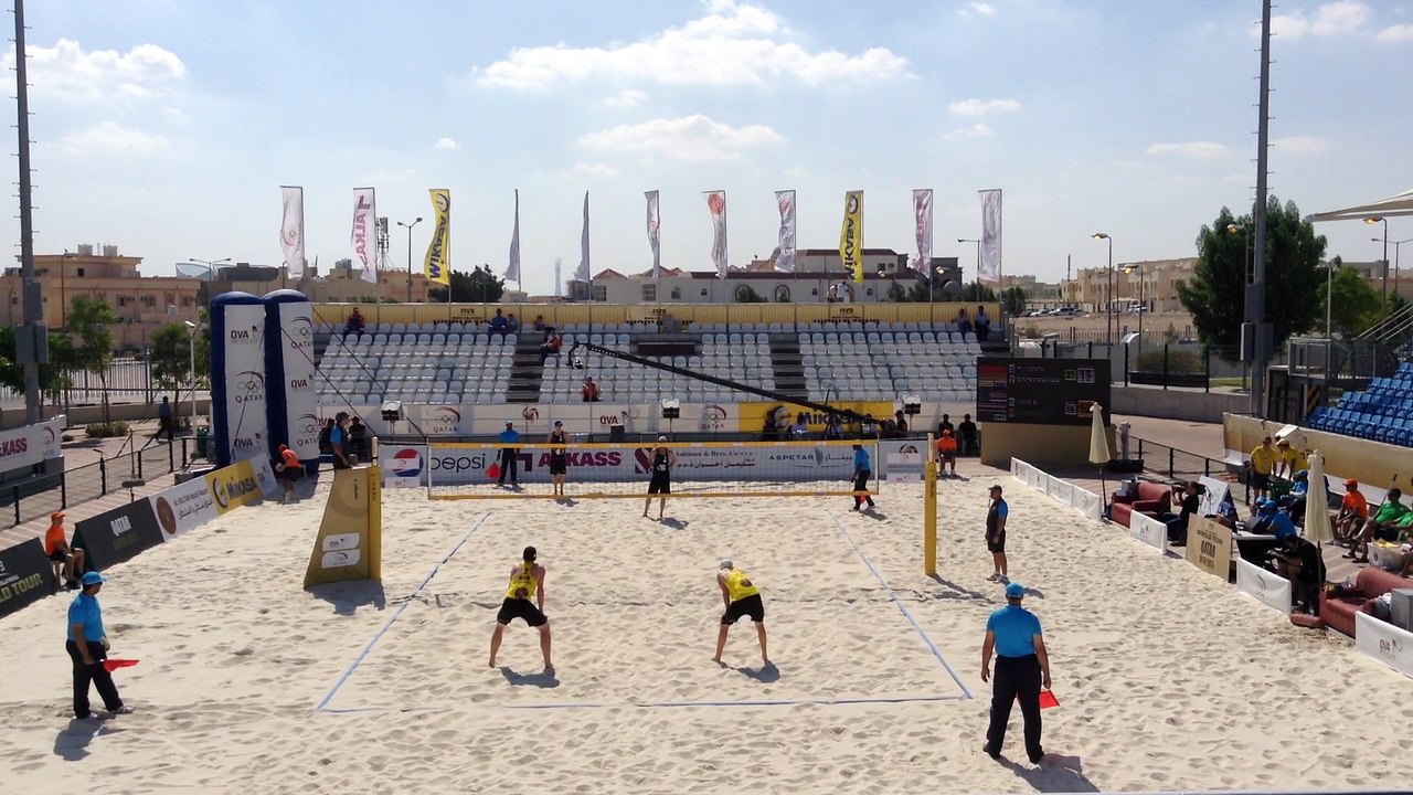 6 GER vs USA Flüggen/Böckermann vs Hyden/Bourne  2-1 (21-14, 16-21, 15-12)