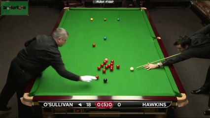Ronnie O'Sullivan 136 vs Barry Hawkins Championship League 2016 - World Snooker Championship .