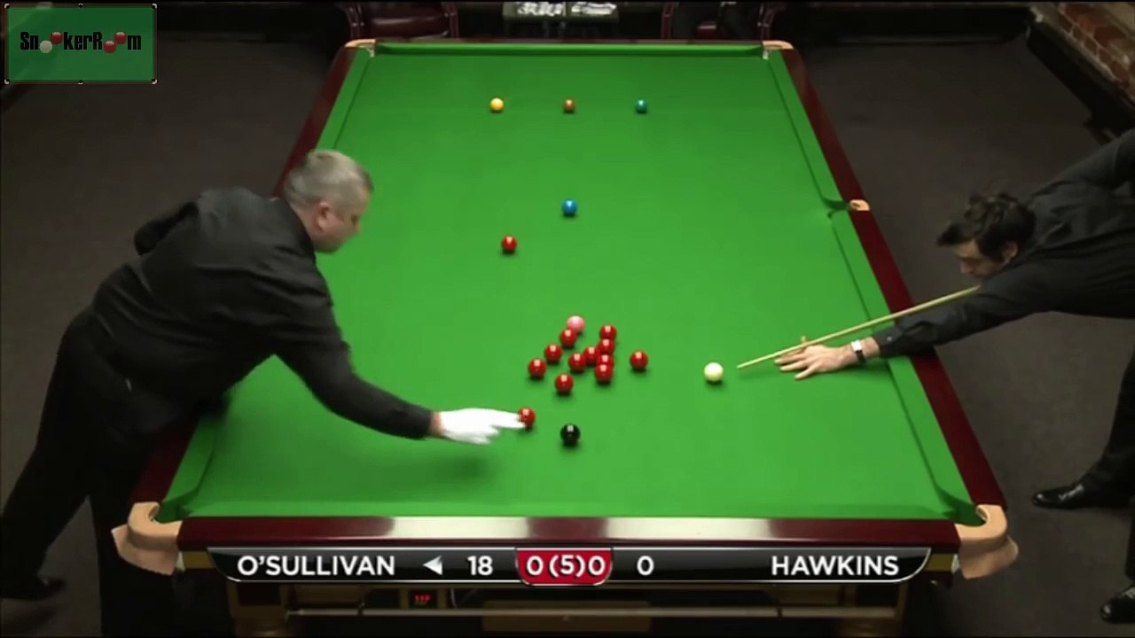 Ronnie O'Sullivan 136 vs Barry Hawkins Championship League 2016 - World Snooker Championship .