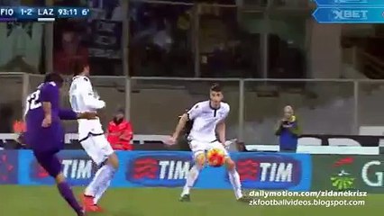 Facundo Roncaglia Goal Fiorentina 1-2 Lazio Serie A