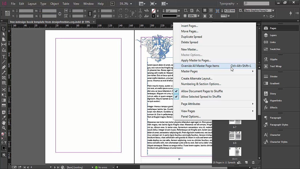 All about Indesign - Lesson 9