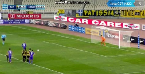 AEK Athens - SKODA Xanthi Missed Penalty Nieto