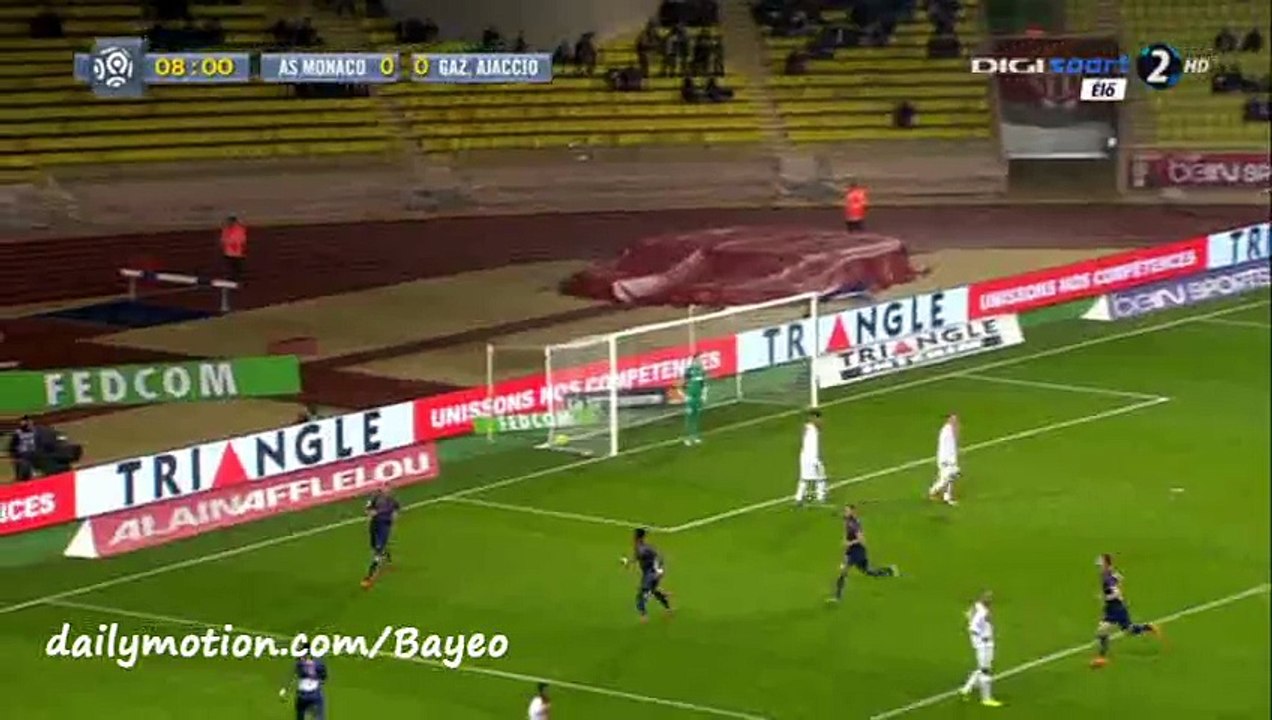 Khalid Boutaïb Goal - Monaco 0-1 GFC Ajaccio - 09-01-2016