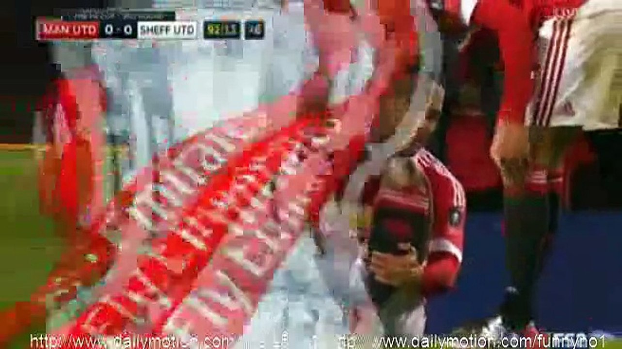 Wayne Rooney Goal Manchester United 1 - 0 Sheffield United FA Cup 9-1-2016