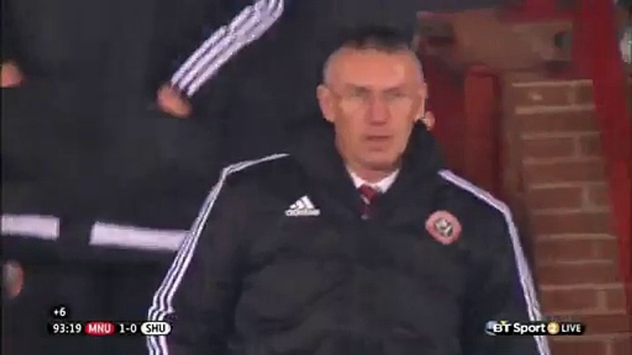 Wayne Rooney Goal - Manchester United vs Sheffield Utd 1-0 09-01-2016