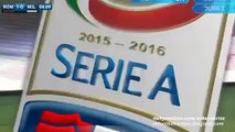 4' Antonio Rudiger Goal - AS Roma vs AC Milan 1-0 *09.01.2016 HD