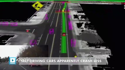 Self-Driving Cars Apparently Crash Less