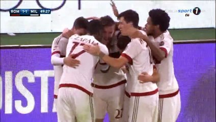 Juray Kucka Goal - AS Roma 1-1 AC Milan  - 09-01-2016