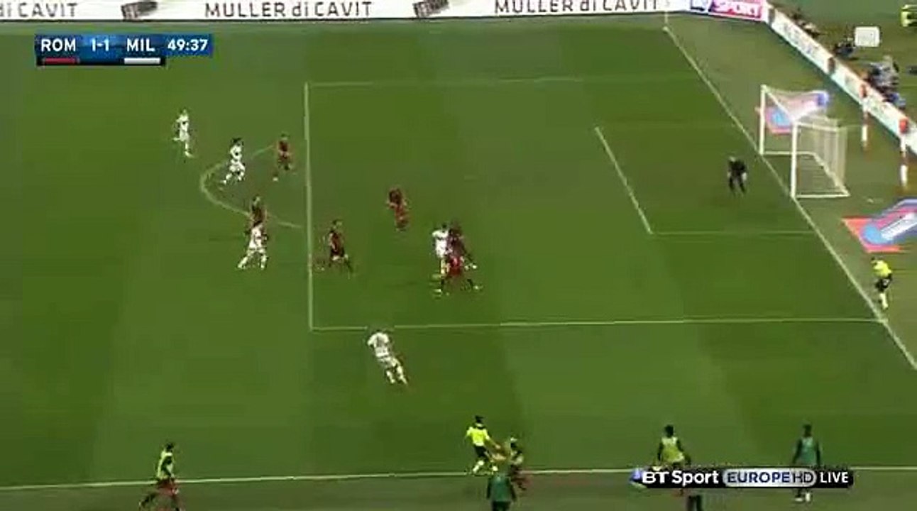 Juraj Kucka Goal 1-1 Roma vs Milan