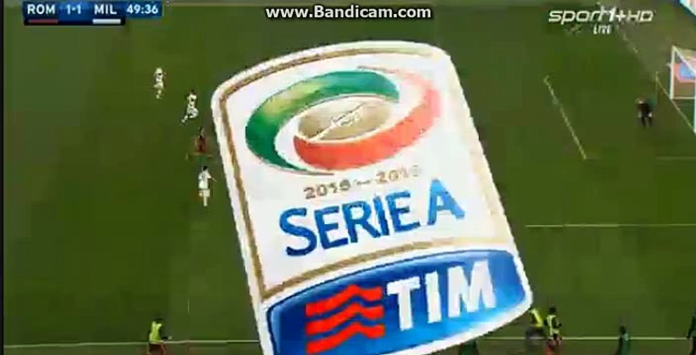 Juraj Kucka GoAL 1:1 | AS Roma vs AC Milan 09.01.2016 HD