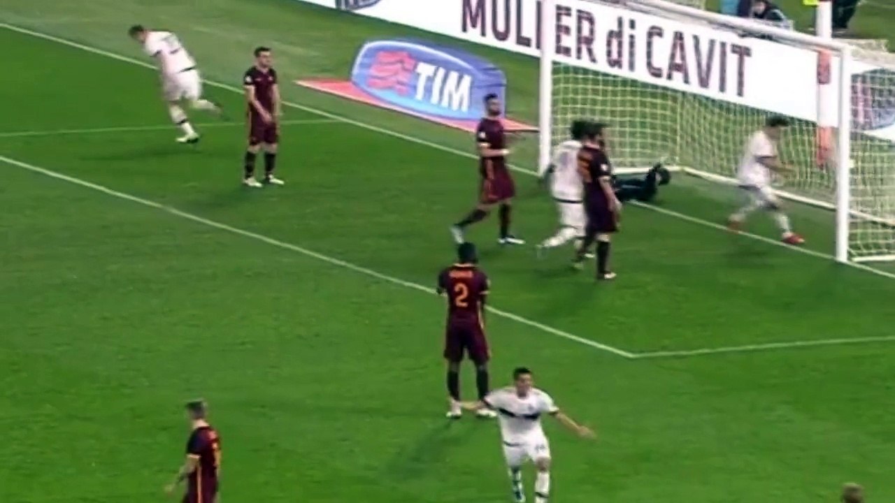 Juraj Kucka Goal - AS Roma 1-1 AC Milan (Serie A 09/01/2016)
