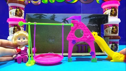 Masha and The Bear New 2016 Toys Video Playset Review Unboxing Маша и Медведь 2016 Игрушки