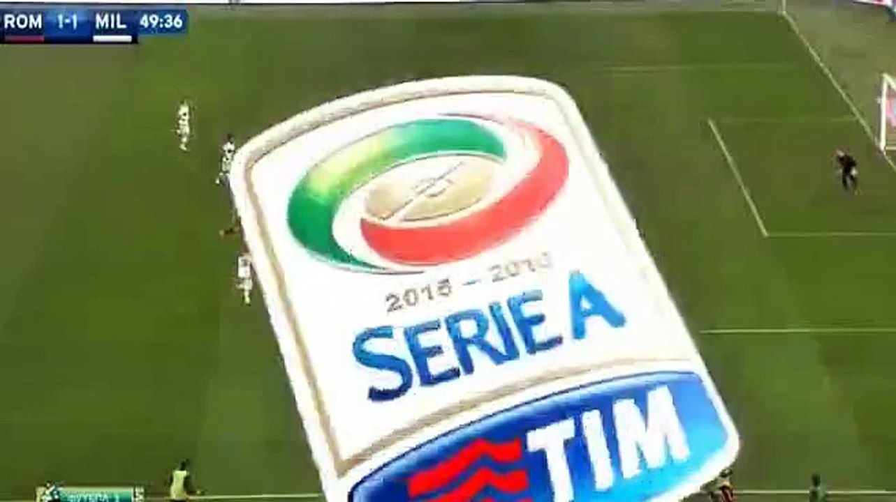 GOOOAL Juraj Kucka Goal - AS Roma 1 - 1 AC Milan - 09-01-2016
