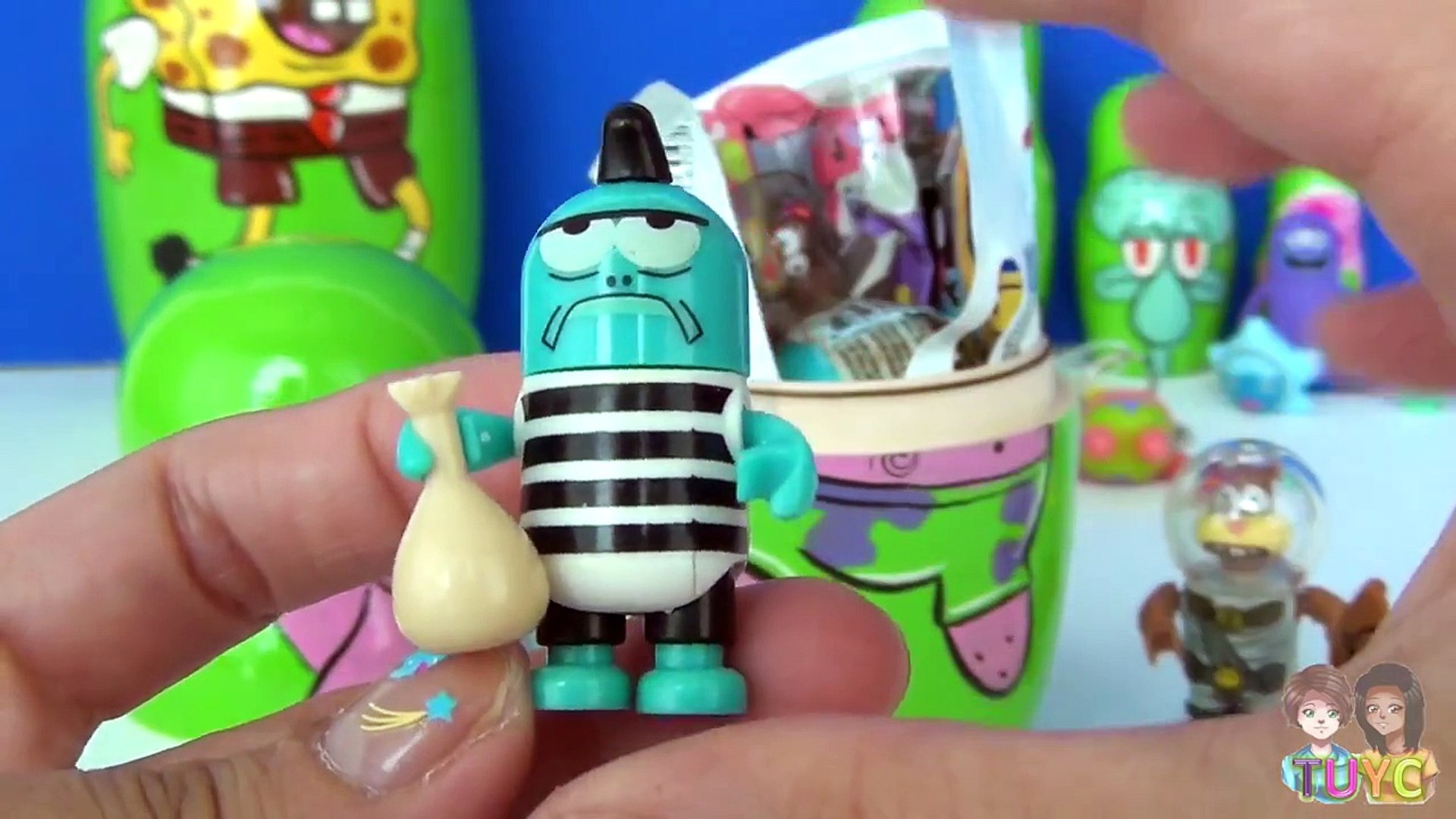 spongebob nesting dolls