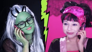 Monster High Frankie Stein Makeup Tutorial with Charismastar l Christen Dominique