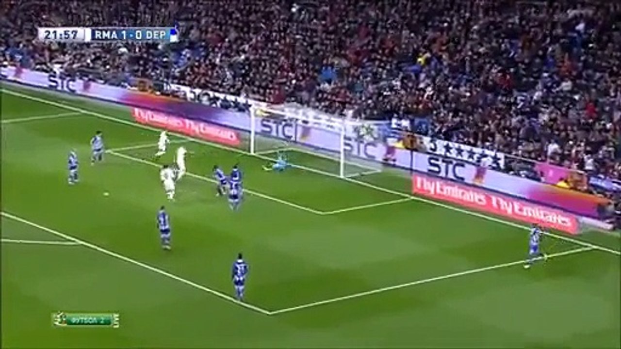 اهداف مباراة ريال مدريد وديبورتيفو لاكورونيا