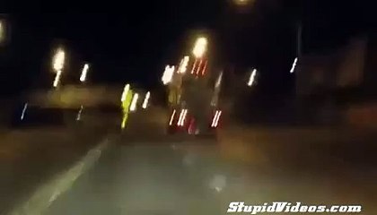Truck Drives Into Shark Bridge