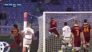 Roma vs AC Milan – Highlights & Full Match 9 Jan 2016