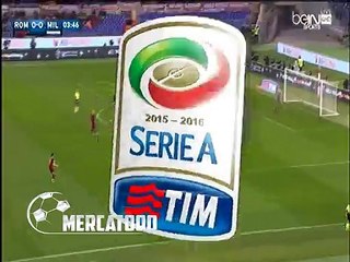 اهداف مباراة ( روما 1-1 ميلان ) الدوري الايطالي