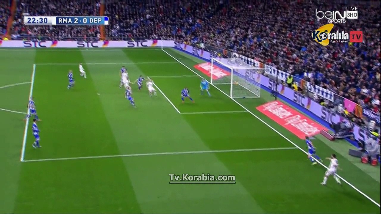 شاهد أهداف مباراة ريال مدريد وديبورتيفو لاكرونيا 5-0