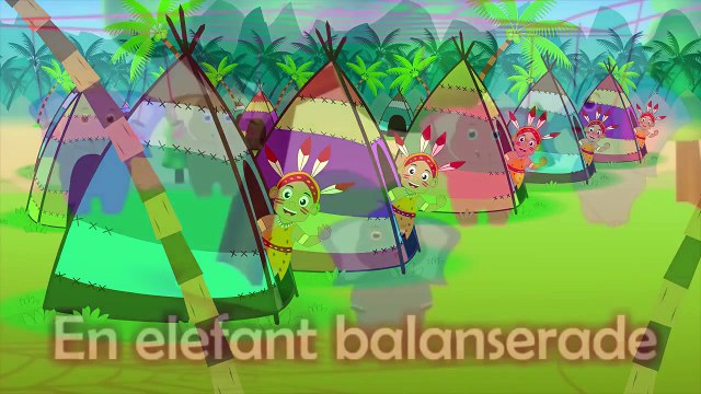 Barnsånger på svenska | Tio små indianer med mera