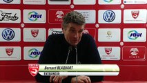 Réaction de Bernard Blaquart après Nîmes Olympique - Stade Brestois 29